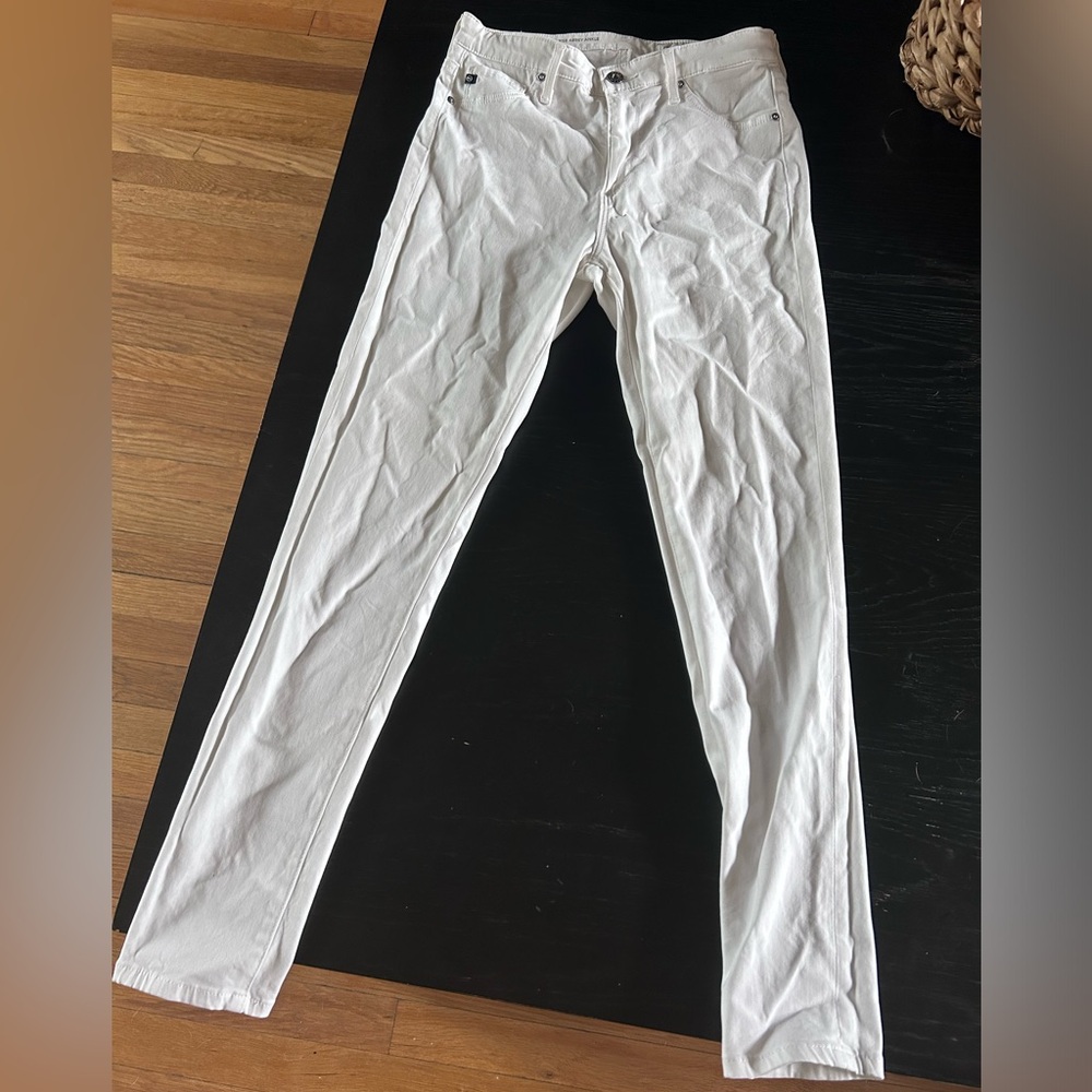 Anthropologie Butter Soft White Jeans